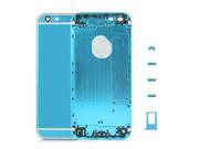 Colorful Metal Rear Back Battery Housing Cover for iPhone 6 4.7 inch Light Blue