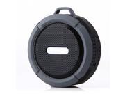 C6 Subwoofer Sound Bluetooth Speaker with Microphone Waterproof Wireless Speaker Grey
