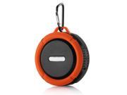 C6 Subwoofer Sound Bluetooth Speaker with Microphone Waterproof Wireless Speaker Orange