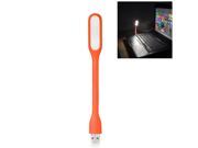 Mini Portable USB LED Lamp for Smartphones Laptop Notebook Computer PC Mac Reading Orange 5 pcs