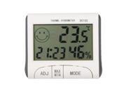 LCD Digital Thermometer Hygrometer Temperature Humidity Meter Clock w Magnetic