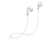 QCY QY7 Wireless Bluetooth 4.1 Stereo Earphone Sport Running Headphone with Mic White