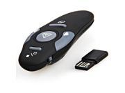 XYT 16AP 2 IN 1 2.4GHz Wireless Air Mouse Presenter with Laser Poiter Black