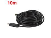 Waterproof 10m 6 White LEDs 1 9 CMOS 7mm Lens Mini Endoscope USB Wire Camera with P2P