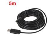 5m USB Cable Waterproof 6 White LEDs 1 9 CMOS 7mm Lens Mini Endoscope with P2P