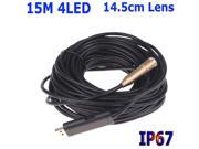15M USB Waterproof Borescope Mini Endoscope Inspection Pipe Snake Tube Micro CCTV Camera with 4 LED 1 6 CMOS security