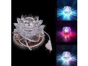 Crystal Lotus Effect Light Auto Rotating 11W LED RGB Stage Light 51pcs Lamp Bead For House Decoration DJ Disco Bar 110 240V