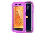 IP X8 Waterproof Heavy Duty Hybrid Swimming Dive Case Cover For Samsung Galaxy S6 Water Snow Shock Dirt Proof Phone Bag Purple