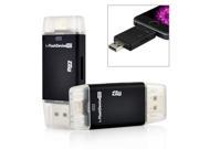 Micro SD TF Memory Card Reader USB i Flash Drive For iPad Air iPhone 5 5S 6 Plus Black