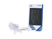 3 in 1 Digital Temperature Humidity Meter Tester Clock Humidity Hygrometer Thermometer Electronic 2015 New Weather Station
