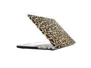 PC Hard Case for MacBook Pro with Retinal display 13 inch Yellow Leopard Print