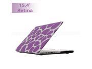 Purple Deer Skin Pattern Water Decals PC Hard Case For MacBook Pro with Retinal display 15 inch