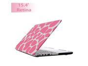 Pink Deer Skin Pattern Water Decals PC Hard Case For MacBook Pro with Retinal display 15 inch