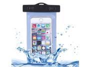 Waterproof Carrying Case with Touch Responsive Front Lanyard Compatible for iPhone 6 G920 Baby Blue