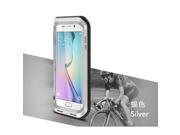 Love Mei Waterproof Metal Aluminum Case For Samsung Galaxy S6 Edge Silver
