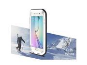 Love Mei Waterproof Metal Aluminum Case For Samsung Galaxy S6 Edge White