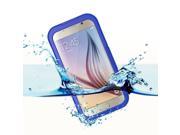 Waterproof Shockproof Dust Sand Proof Plastic And Silicone Cover Case For Samsung Galaxy S6 S6 Edge Blue