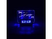 Blue Light Timer Digital Message Board Clock Alarm Temperature Calendar