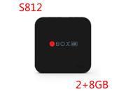 UBOX 4K S812 XBMC Android TV Box Amlogic S812 2GB 8GB UHD H.265 Recording Black