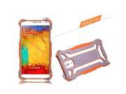 R JUST Gundam Double Color Oxidation Aluminum Metal Case Cover For Samsung Galaxy Note 3 Orange