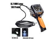 NTS200 Digital Endoscope 8.2mm Waterproof Inspection Camera 1M Probe Cable 3.5 Inch LCD