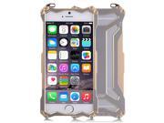 R JUST Gundam Double Color Oxidation Aluminum Metal Case Cover For iPhone 6 4.7 Golden