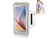 Cool Comfortable Sports Armband For Samsung Galaxy S3 S4 S5 S6 White 5 pcs