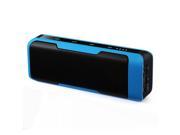 UHAPPY UT6 Portable Stereo Bluetooth Speaker 4000mAh Power Bank with Mic TF Card Blue