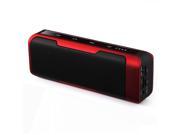 UHAPPY UT6 Portable Stereo Bluetooth Speaker 4000mAh Power Bank with Mic TF Card Red
