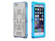 2015 NEW Fingerprint Case For iPhone 6 Waterproof ID Touch Function Defender Armor Case with Screw Light blue