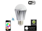 LED Smart bulb 7.5w E27 RGB LED WIFI Bulb Light Color Temperature Brightness Adjustable Light play 85~265V CE ROHS