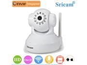 Sricam SP005 Onvif WiFi 1.0MP IP Camera HD 720P Infrared Night Vision Camera White