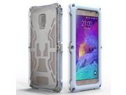 New High Quality Waterproof Case Diving Underwater Watertight Cover PC TPU Full Clear Waterproof For Samung NOTE4 White