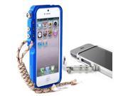 R JUST Aluminum Bumper Case Metal Case For Iphone 5 5s Blue
