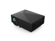 NEW Full Color 130 Portable 1920x1080p LED Projector Video System AV USB2.0 HDMI VGA SD HDMI Interface For Home Theater Cinema Video GM60