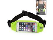 Running Jogging Sports Waterproof Waist Belt Band Bag Case For iPhone 6 4.7 inch Samsung Galaxy S5 S6 S6 Edge Green 5 pcs