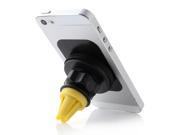 360 Degree Universal Magnetic Air Vent For Mobile Devices Yellow