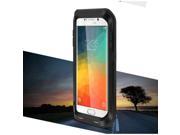 Love Mei Waterproof Metal Aluminum Case For Samsung Galaxy S6 Edge Black