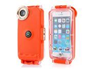 Waterproof Photo Housing Underwater Case For iphone 6 4.7 IPEX8 40m Diving Case Cover Specially Designed for Underwater Photo Taking Orange