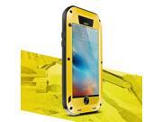 Love Mei Shockproof Waterproof Metal Aluminum Case For iPhone 6s Yellow