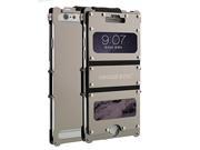 R just 360 Armor Iron Man Cool Luxury Metal Aluminum Case Cover For Apple iphone 6 plus 6s Plus 5.5 Silver