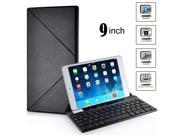 New Wireless Bluetooth Keyboard With Stand Case For IOS Android Windows 9-10 Inch Tablet - Black New Wireless Bluetooth Keyboard With Stand Case For IOS Android Windows 9-10 Inch Tablet - Black