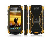 No.1 Smartphone 4000mAh Battery IP68 4.5 Inch MTK6572W Android 4.4 Black Yellow