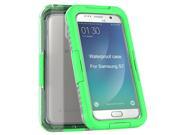 2016 Ultra Thin NEW IP68 Waterproof Protective Case Underwater Snow Resistant Dustproof Shockproof Fully Sealed Phone Shell For Samsung Galaxy S7 Green