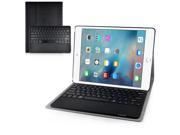 Ultra Slim Magnetic Wireless Bluetooth Keyboard Case PU Leather Stand Smart Cover For iPad Pro Black