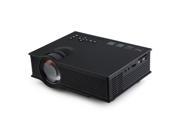 UC40 Portable Mini 800LM LED Multimedia Projector Home Cinema Theater HDMI Black