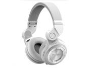 Fashion Bluedio T2 Turbo Wireless Bluetooth 4.1 Stereo Headphone Noise canceling Headset with Mic High Bass Quality White