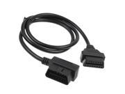 OBD II OBD2 16Pin Male to Female Extension Cable Diagnostic Extender 100cm