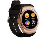 G3 GSM Watch Phone Smart Watch Bluetooth Watch MT2502 1.3 inch Heart Rate Data Sync Golden
