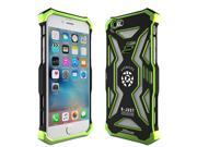 R just New Ultra thin Luxury Aluminum Metal Super Hero Back Case Cover Metal Bumper for Apple iphone 6S 6 4.7 Black Green